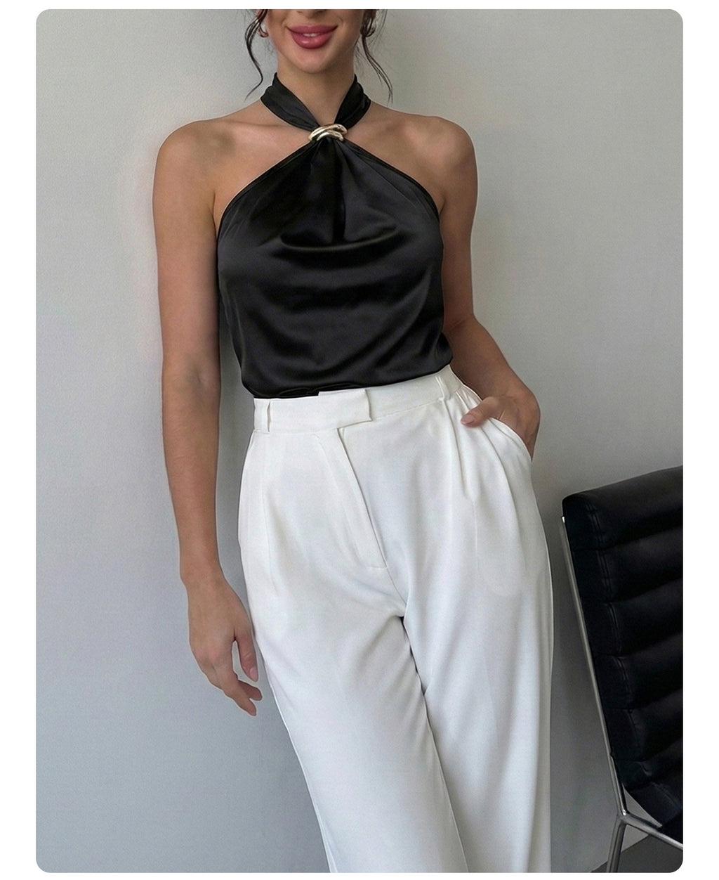 Sleeveless Top Elegant And Chic Style For Women